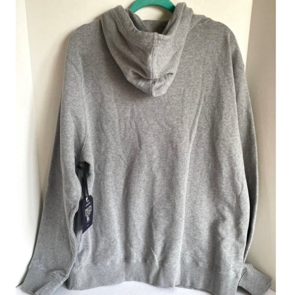 Prps Hoodie Mens Medium Gray Sweatshirt Pullover Logo Pockets Sweater - Picture 2 of 5